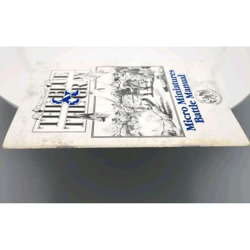 Vtg 1993 Edward Grabowski's The Blue & The Gray Micro Miniatures Battle‎ Manual